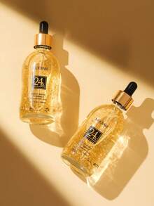 IREV 2支装24K镀金玻尿酸精华液，含金箔，减少皱纹，紧致肌肤，富含维生素E和视黄醇玻尿酸精华 - 黃色 - 查看 12