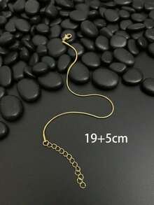 3pcs/Set Men Stainless Steel 18K Gold Plated C-Shaped Adjustable Bracelet With Chain, Suitable For Daily Wear, Father Day, Valentine Day, Anniversary, Boyfriend Birthday Gift - 金子 - 查看 5