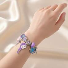 1pc K-Pop DemonHunters Lumi & Saja Boy Beaded Bracelet Charm Jewelry - Multicolor - View 6