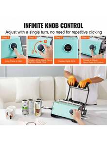 Mug Heat Press, 11-30oz Tumbler Heat Press Machine, Sublimation Transfer Straight Skinny Tumblers, Cup Heat Press With Heat-Resist Gloves & Tape, DIY Ceramic Mugs Cups Glasses, As Gift - 綠色 - 查看 4
