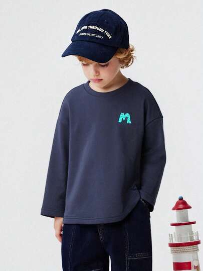 mini bala 家庭亲子装纯棉长袖T恤，柔软透气，耐穿，春季新款