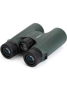 Celestron Outland X 8x42 10X42 绿色双筒望远镜，多层镀膜光学镜片和 BaK4 棱镜，成人适用 - 軍綠色 - 查看 3