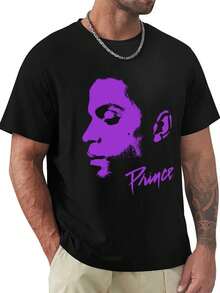 Prince Classic Summer T-Shirt Tops For Women Camiseta Camisetas De Mujer Conjuntos Casuales Para Damas Fall Clothes For Women Halloween Costumes Women Halloween Vestidos De Mujer Elegantes Women Costumes For Woman Camisas Conjuntos De Mujer Vacation Outfits Women Valentine Outfits For Women Valentine's Day Festival Outfits For Women Plus Size Women Clothes Conjuntos De Mujer Elegantes Valentine Outfits For Women Vacation Outfits Women Valentine's Day Summer Outfits For Women Summer Valentine's Day Long Sleeve Tops Winter Coats For Woman White Tops Resort Wear Women Valentines Day Outfit - 黑色 - 查看 3