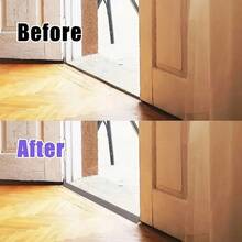 1pc 7cm/2.75in Self-Adhesive PVC Door Threshold Protector, Wood Grain Floor Transition Strip, Scratch-Resistant Door Floor Transition Strip, Home Self-Adhesive Door Threshold Ramp Design, Decorative Speed Edge Guide For Wood Flooring And Carpets, Suitable For Carpet Edging, Protecting Tile And Floor Joints, Decorative Home Decor - Multicolor - View 12