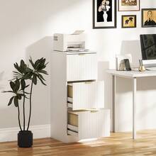 HOMCOM Arquivos de Arquivo - Branco - 40x40x101 cm - Ver 3