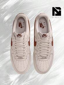Nike Air Force 1 Low '07 LV8 Ivory Saddle Brown – Shoes For Man-Vintage-Spring & Summer-Inspired Running Shoes, Shock-Absorbing Comfort, Gym To Streetwear Casual Wear-Mother's Day Gifts-Father's Day Gift–HQ2037 101 - Ivory/Saddle Brown - 查看 3