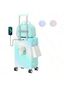 KOKILA Luggage Sets - Mint Green - View 1