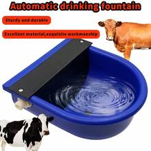 1pc Fully Automatic Pet Water Dispenser, Livestock Drinking Machine With Stable Water Level Design, Suitable For Over 6 Types Of Animals Including Cows, Sheep And Dogs, Very Convenient Pet Supplies