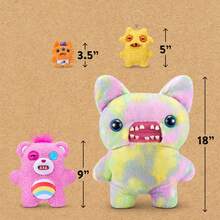 Spin Master CARE BEARS Fugglers X Guardians Of The Hug 9-Inch Plush Toy, Collaboration Collection Of Joyful Bear, Unity Bear, Grumpy Bear, Sharing Bear - Funny Ugly Monster With Human Teeth, Collectible Doll, Suitable For Children, Teens And Adults As Gift - Cheer Bear - View 11