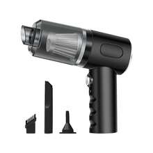 Aspiradora mini 6 en 1, alta potencia, súper succión, con funciones de emergencia: cuchilla para cortar cinturones de segurida d, cono puntiagudo para romper ventanas; batería de litio recargable de ultra alta duración, aspiradora portátil imprescindible para vacaciones, veranos y viajes, aspiradoras para recolección de polvo, aspiración, inflado y otras funciones. - A - Ver 12