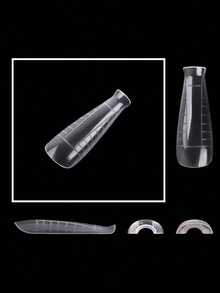 100pcs/Box Double-Ended Nail Stickers, Acrylic Nail Extension Stickers, Acrylic Gel Quick Sculpting Mold, Full Cover Nail Stickers, Nail Art Tools Set - Multicolor - View 2