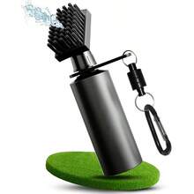 专业高尔夫球杆清洁套装，包含水、球杆刷、高尔夫球巾、球包配件，男士高尔夫装备，男女皆宜的最佳高尔夫礼品 - 彩色 - 查看 8