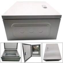 Electrical Box Enclosure Metal Box-Junction Box Electric Power Distribution Box - Grey - View 4