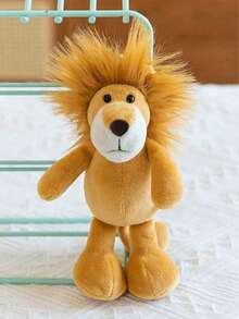 15厘米/5.9英寸毛绒动物 - 丛林动物玩具，包括大象、狮子、老虎、狐狸、猴子、斑马、长颈鹿、河马、犀牛、大猩猩、豹子、浣熊和其他丛林动物，丛林之王。超级可爱的卡通动物毛绒玩具，派对、圣诞节的最佳礼物。 - 彩色 - 查看 4