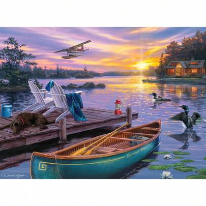 BuffaloGames-DarrellBush-PreferredSeating-1000PieceJigsawPuzzleforAdults-ChallengingPuzzlePerfectforGameNights-FinishedSizeis26.75x19.75:Toys&Gamespuzzleforadults