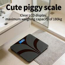 High Precision Digital Body Weight Scale, Bathroom Scale, Max Capacity 396lbs, USB Rechargeable, Suitable For Adults And Students Weight Loss - Multicolor - View 2