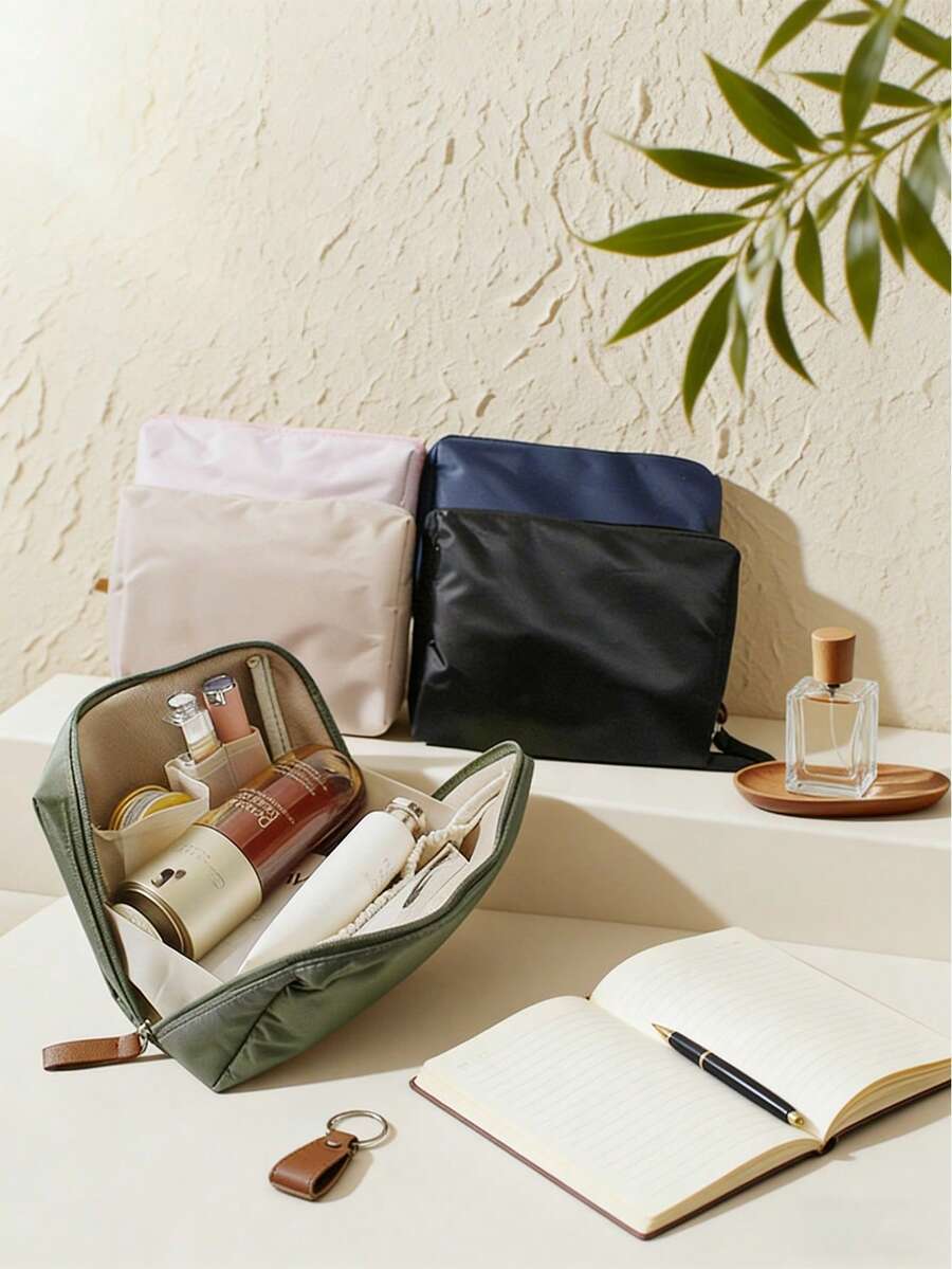 1个ins风化妆包，女士便携迷你旅行化妆包，小型化妆品收纳包，儿童房收纳整理包