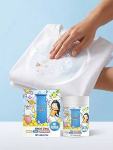 Detergente en polvo para la ropa, limpieza, eliminación de manchas, suavizante, fragancia fresca y natural, apto para el lavado diario del hogar - Multicolor - Ver 8