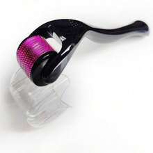 540 Needle Roller Massager – Face Scalp Skin Care Tool, Facial Massage Roller For Beauty Salon, Spa And Home Use - 黑色 - 查看 4