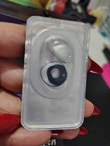 Eyeshare 1 par de lentes de contacto de color negro y blanco con diseño de fantasma para cosplay, lentes de contacto de color rojo de Drácula para maquillaje de vampiro, para uso anual, juegos de roles, eventos festivos, accesorios de anime, disfraces de Halloween y cosplay - Blanco y Negro - Ver 2