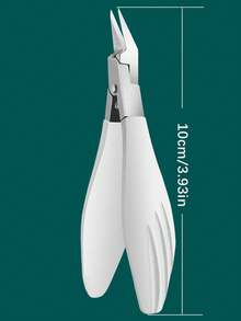 1pc Stainless Steel Ingrown Nail Clipper, Ideal Tool For Christmas Gift, Manicure & Pedicure Care - Multicolor - View 10