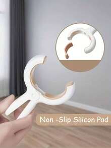 12/4件装防锈弹簧式重型沙滩巾夹 - 耐用塑料挂钩，强力防风夹，多用途晾衣绳夹，适用于衣物、毛巾和毯子，可用于晾衣绳、浴室和厨房收纳，弹簧式紧固件，结构坚固的晾衣工具；可夹住羽绒被、床单、毯子、厚窗帘、沙滩巾、躺椅套、羽绒服、外套、毛衣、毛巾、衣物、背包带等。 - 彩色 - 查看 2