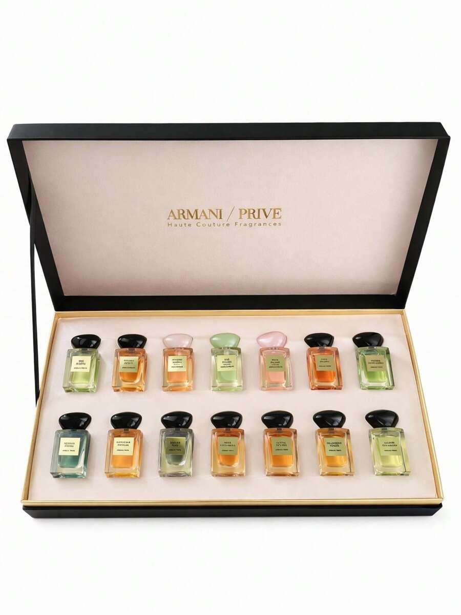 Armani Prive Collection Perfume Set 14pcs, 7.5ml Each-EDT Fragrance Long-Lasting Birthday Graduation Party Travel Camping Outdoors School Campus Trip Festivals Anniversary, Gift Valentine's Day Halloween Thanksgiving Christmas New Year's Day - nhiều mùi hương - Xem 1