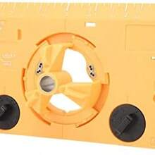 Plantilla para taladro de bsagra Gua de perforacin 35mm Diseo oculto for carpintera - Amarillo - Ver 3