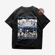 SuicideboysA T-Shirt - Rap Music Shirt - SHAMELESS2 SUICIDE Album - SuicideboysA Album Shirt - SuicideboysA Merch - Unisex Rapper Clothing - 黑色 - 查看 1