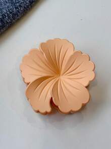 1个/4个/12个 几何图案休闲ABS塑料（ABS树脂）2026新款哑光白卷心菜花沙滩、旅行、派对、度假、返校季甜美发夹 - 彩色 - 查看 10