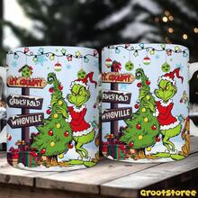 Envoltura de taza verde de Feliz Navidad de 11oz PNG, Envoltura de taza retro de Navidad de un tipo malo, Envoltura de taza de café de película navideña divertida PNG, Descarga digital de vacaciones - 1 - Ver 4