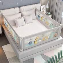 TUSHH Barandilla para Cama De Abatible, Altura Ajustable para Cama, para Todo Tipo De Colchones y Bases-1.8m (Gris) - 1,8 millones - Ver 8