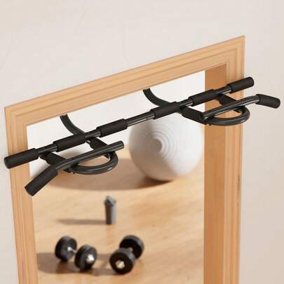  Everfit Pull Up Bar 104CM Doorway Chin Up Horizontal Bar Gym