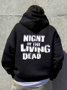 Men Outdoor Hoodies & Sweatshirts - Black - View 7