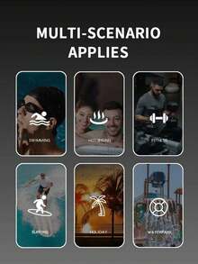 Pantalones cortos de malla a rayas blancas con acentos en azul marino y amarillo y estampado de estrellas, ropa casual de calle - Multicolor - Ver 2