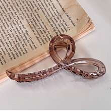 1 件新款奢华高端发夹，大号后脑勺时尚发爪发饰 - 彩色 - 查看 7