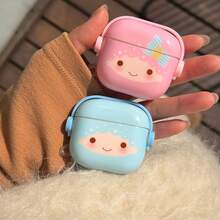 Cute Matching Pink & Blue Cartoon Earphone Case Compatible With Airpods Pro 2, Protective Cover Compatible With Apple Pro, 4, Simplistic 3, 1/2 Generation, Suitable For Women And Men - Multicolor - View 5