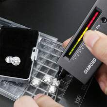 10-5.0 Carat D Color VVS1 Moissanite Round Brilliant Cut Loose Diamond - White - View 8