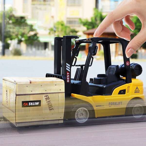 Forklift Inertia Toy Excellent Workmanship Pull Back Forklift Toy