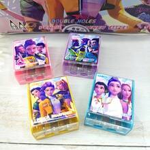 Mattel KPOP Witch Hunting Girl Group Stationery Set, Pencil Sharpener, Pencil Case, Pencil Sharpener, Pencil, Student Stationery Gift Set - Multicolor - View 3