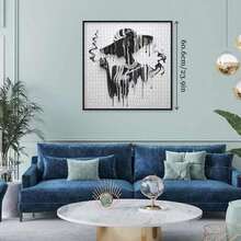 Adulto elegante rompecabezas de arte difícil en blanco y negro, hermoso y estético desafiante - como en la foto - Ver 6