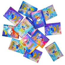 55pcs Unique Pokemon 3D Trading Cards, Original Pikachu Anime Merchandise, Tabletop Game Cards, Suitable For Collection, Random Packaging - Multicolor - View 5