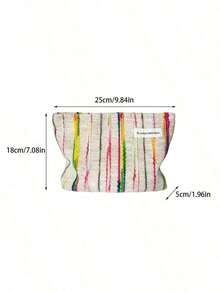 MEYOU FAIRY Makeup Bag, Portable Hand-Held Bag, Storage Bag, Toiletry Bag, Large Capacity Makeup Bag, Cosmetics Storage Tissue Storage, Essential Travel Bag, Storage Bag, Women's And Girls' Sanitary Napkin Storage Bag, Student Pencil, Inner Bag, Zip Cord Hand-Held Storage Bag, With Zipper,Makeup Pouch,Cosmetic Bag,Travel Essential,Large Capacity,Large Makeup Bag,Gifts,Pouch,Travel,Gifts Women Travel Essential,Pouch,Clutch / Small Handbag, Makeup Organizer,Makeup Organize,Pouch,Brush Holder,Pouch,Large Capacity Pouch,Gifts Women,Gifts,Ideas Women - Nhiều màu 11 - Xem 5