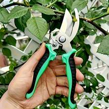 Professional Grade Stainless Steel Fruit Picking Pruning Shears, Multi-Purpose Gardening Scissors With Ergonomic Non-Slip Handle And Precision Ground Blades - 30% Effort Saving Gardening Operation, Suitable For Tree Branches, Flowers - Modern Design, Battery-Free - Multicolor - View 11