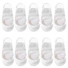 5 Pairs Of Summer Women's Ultra-Thin Fashionable Cool Slim Strap Non Strangling Dry Breathable Invisible Boat Socks