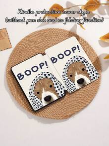 Kingsung 可愛「BOOP」狗狗圖案平板保護殼，相容 Ipad 9.7/10.2/10.5/10.9/12.9 吋/Pro 11 吋、第 10 代、Galaxy Tab S6 Lite 10.4 吋、Kindle Paperwhite 第 12 代 2024、Kindle 第 11 代 2022，柔軟防震，智慧支架/自動喚醒/睡眠 - 彩色 - 查看 10