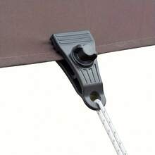 5Pcs Outdoor Adjustable Windproof Clips, Heavy-Duty Secure Clamps For Tents Picnic Blankets Beach Towels & Patio Covers, Rotatable Tightening Knob For Custom Grip, All-Weather Durable Lightweight Wind Clamps, Essential For Camping Hiking Beach Trips & Outdoor Activities - Multicolor - View 3