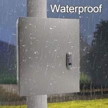 Electrical Box Enclosure Metal Box-Junction Box Electric Power Distribution Box - Grey - View 3