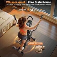 FLYBIRD Elliptical Exercise Machine, 3-In-1 (Elliptical + Cardio Climber + Stair Stepper) Elliptical Machine For Home With 45°Incline, 15.5 In Stride, 16-Levals Resistance, Quiet Magnetic System - 預設 - 查看 6