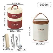 1/2/4pcs 400/600ml 304 Stainless Steel Thermal Insulated Lunch Box With Lid & Handle, Portable Microwaveable Bento Box, Sealed Leak Proof Fruit Salad Food Storage Container, Keep Food Warm Lunch Container, Dishwasher Allowable, Hot Water Heatable, Suitable For Student And Adult Use In Home, School, Office, Outdoor Camping, Picnic, Travel, Back To School - Multicolor - View 24